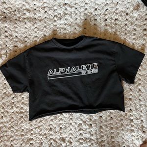 Alphalete Short Sleeve Crop Top